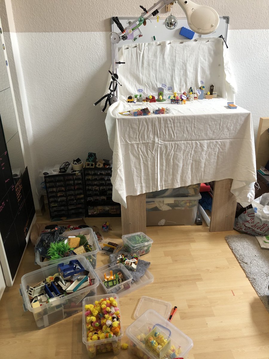 Das Schlimmste an der ganzen Sache ist eigentlich immer dieses Chaos, dass dann wieder weggeräumt werden muss. 😩