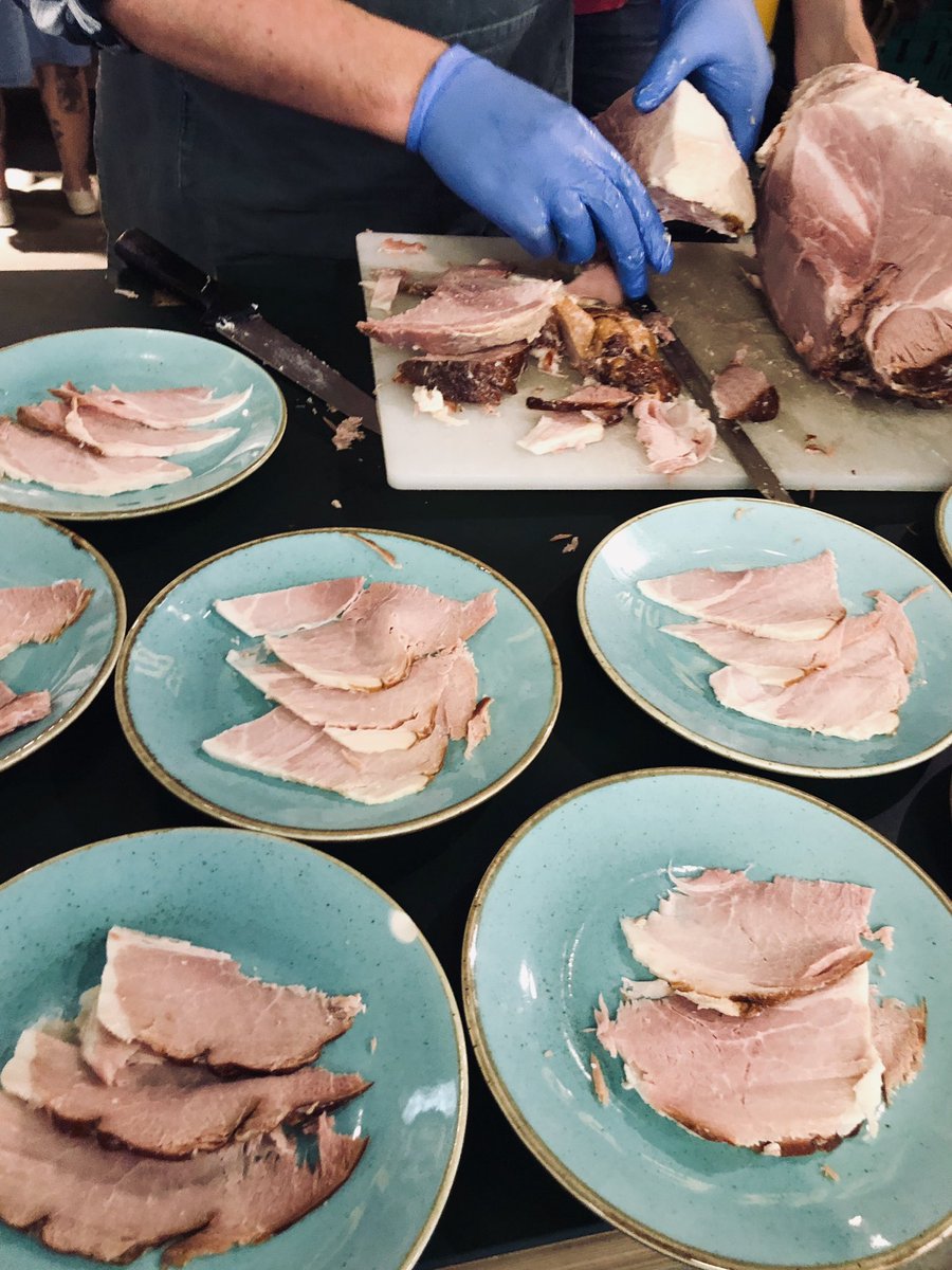 MikesTableOrg's tweet photo. This delicious plate was created by Daniel from #surplusfood generously donated by @ButchandProv 30 paying guests and 30 non-paying guests all loved it! https://t.co/hlBiRofz57