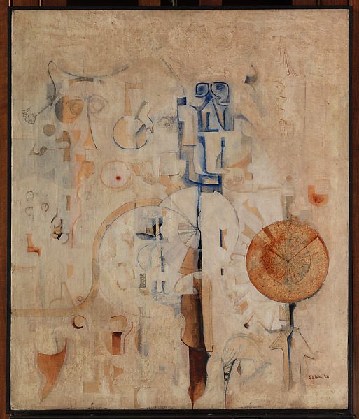 edgeofarabia's tweet photo. Thank you @SultanAlQassemi for bringing Sudanese painter Ibrahim El Salahi's work 'Alphabet No. 2' recently acquired by @metmuseum to our attention. The artwork is on display as part of #HomeIsaForeignPlace an exhibition highlighting recent MENASA / Latin American acquisitions. https://t.co/jRxZpsquWS