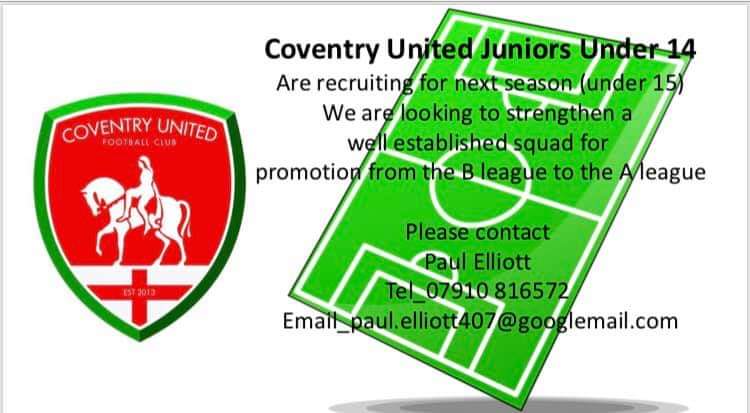 Players wanted #coventry #covutd