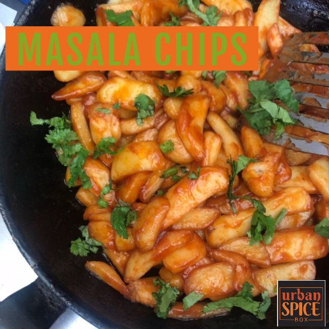 Our  #masala #chips are a perfect finger licking side.
#taste #masala #chips #sides #nibble #foodie