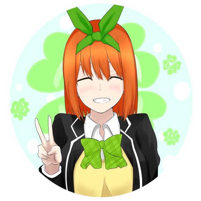 サイレンさんがTwitterに投稿した中野四葉(五等分の花嫁)のイラスト。