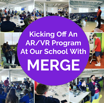 shannonmmiller's tweet photo. Kicking Off An AR/VR Program At Our School With @MergeVR You will find the resources, presentation, tips and tricks on how we did this at #VanMeter @vanmeterschools in this post!  https://t.co/BX25szgmKu #futurereadylibs #tlchat #edchat #edtech #ISTElibs #inTLchat #ARVRinedu https://t.co/8zDPAB0xRt