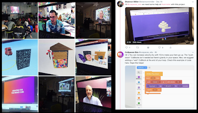shannonmmiller's tweet photo. Kicking Off An AR/VR Program At Our School With @MergeVR You will find the resources, presentation, tips and tricks on how we did this at #VanMeter @vanmeterschools in this post!  https://t.co/BX25szgmKu #futurereadylibs #tlchat #edchat #edtech #ISTElibs #inTLchat #ARVRinedu https://t.co/8zDPAB0xRt