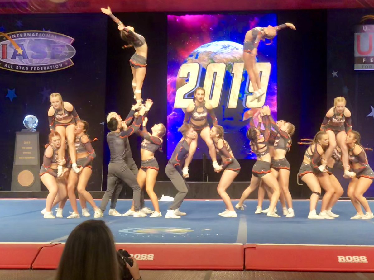 DAVIDcheerlaw's tweet photo. @UPACheer Prime 5 just scored a Knockout @The_CheerWorlds with an amazing performance. So proud of these athletes and coaches!! #TeamJAMZ #TeamJAMZProud #JAMZFamily #CheerWorlds2019 https://t.co/qCu9I75vua