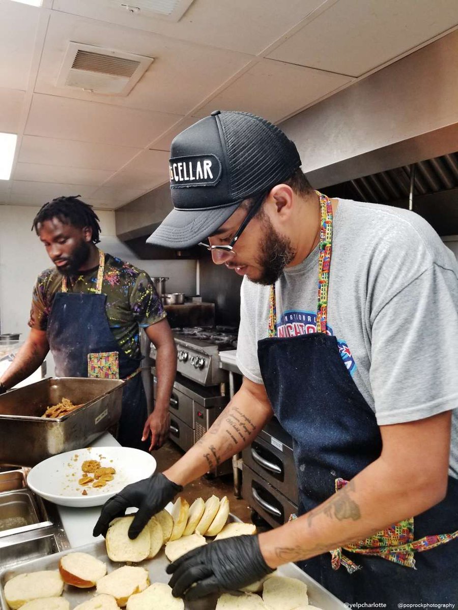 We are so proud of the amazing work chefs Calvin Wright and Oscar James do every day. Shout-out to <a href="/TravelNoire/">Travel Noire</a> for sharing their stories. bit.ly/2XOuO95 #blackchefsrock #cltdining