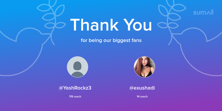 _Wise_Gaming_'s tweet photo. Our biggest fans this week: @YashRockz3, @exushadi. Thank you! via https://t.co/ffbFdjHUbr https://t.co/Tcz7MLIODb
