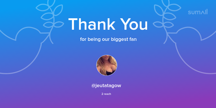 YouTube_Irony's tweet photo. Our biggest fans this week: @jeutatagow. Thank you! via https://t.co/myrzJiNuHf https://t.co/zJjqsQF4ag