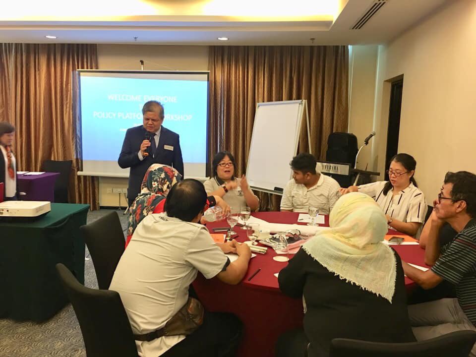 CouncilBlind's tweet photo. Conducting Policy Platform Workshop. Participants identify participation in decision-making, access to built environment and education as priority areas. https://t.co/kh1zh6N4cd