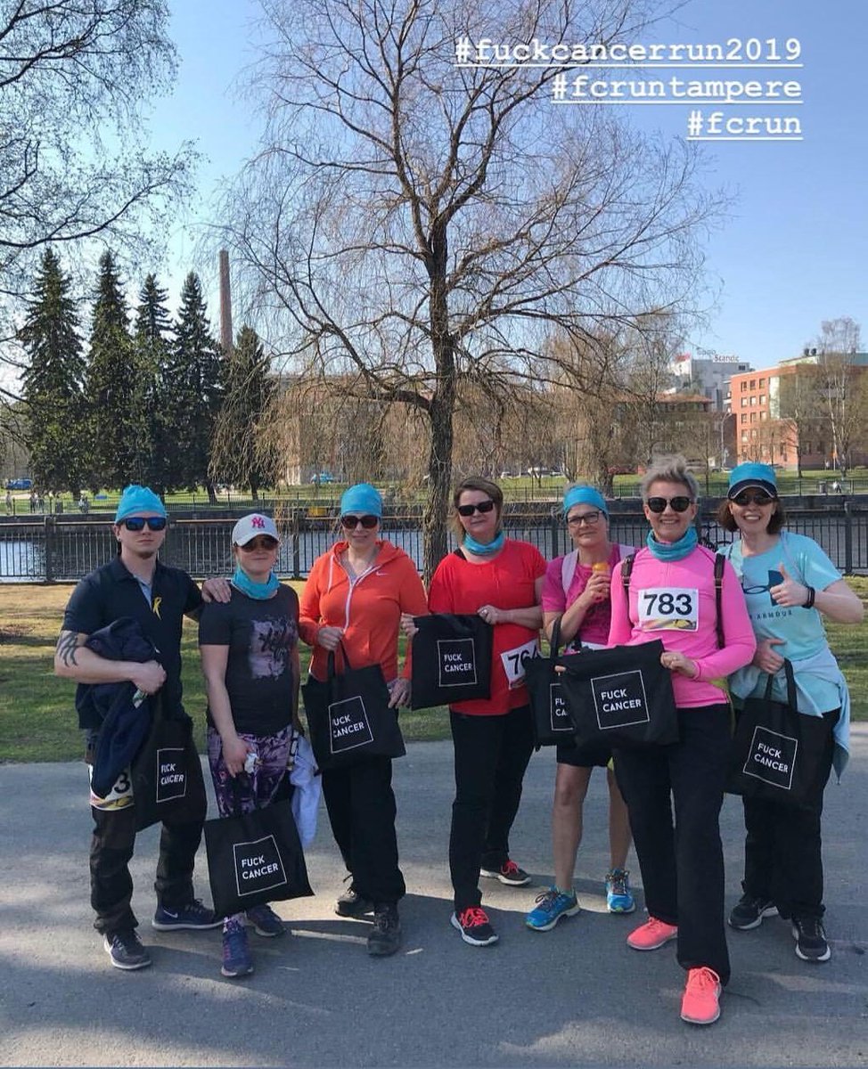 PirSyRy's tweet photo. Olipa huikea Fuck Cancer Run! Kiitos kaikille 200 juoksijalle ja vapaaehtoisille! Kiitos myös avusta ja kannustuksesta @sylva_ry! Ensi vuonna uudestaan ja isommin!

#fuckcancerrun #fcrun2019 #fuckcancer https://t.co/HvAIdeSDva