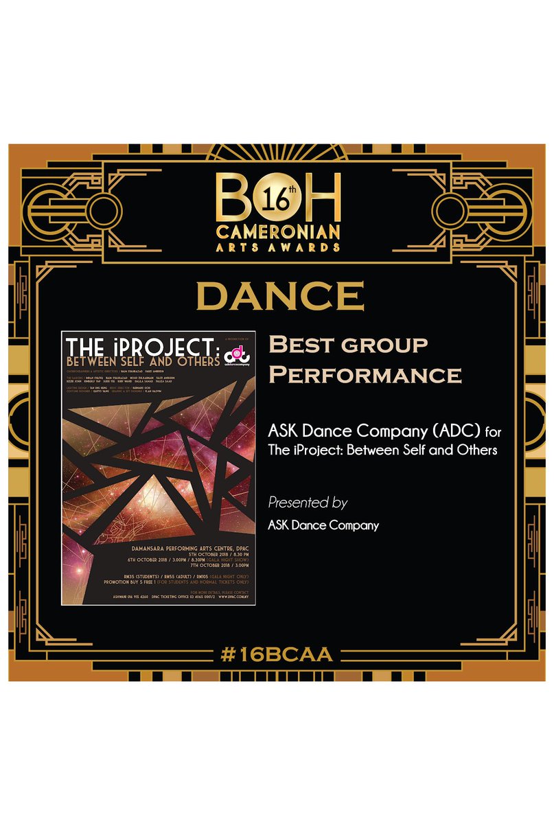 DANCE

BEST GROUP PERFORMANCE

#16BCAA #mulanyadisini