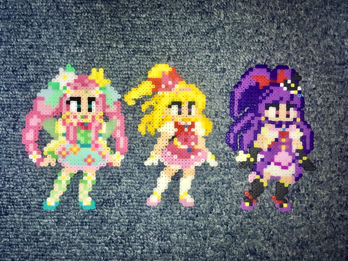 Liz 魔法つかいプリキュア ドット絵 アイロンビーズ Precure