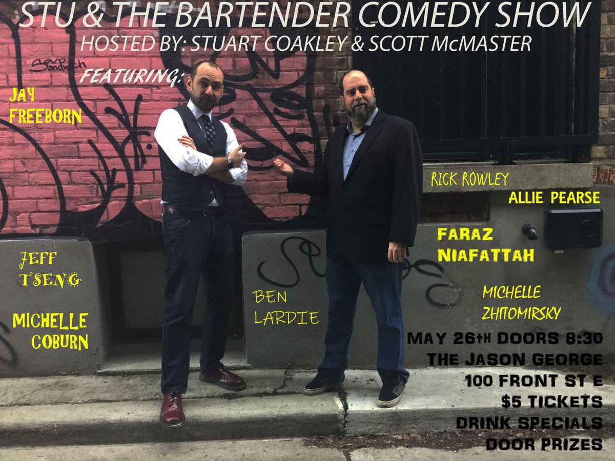 Stuandbartender's tweet photo. ANOTHER SHOW IS COMING, ANOTHER SHOW IS COMING! May 26th! YEEESSS! We're really excited. https://t.co/Xxif5YZzvE