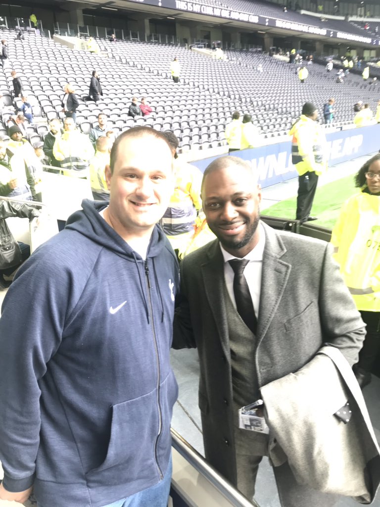 stephengainey4's tweet photo. Met this great man @LedleyKing 2 weeks ago great day first time at the new Tottenham stadium #coys #tottenhamhotspurstadium #tottenhamhotspur https://t.co/UWjin0HcLV