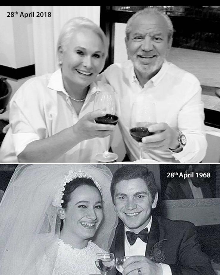 Lord_Sugar's tweet image. 51 years ago . Our anniversary today