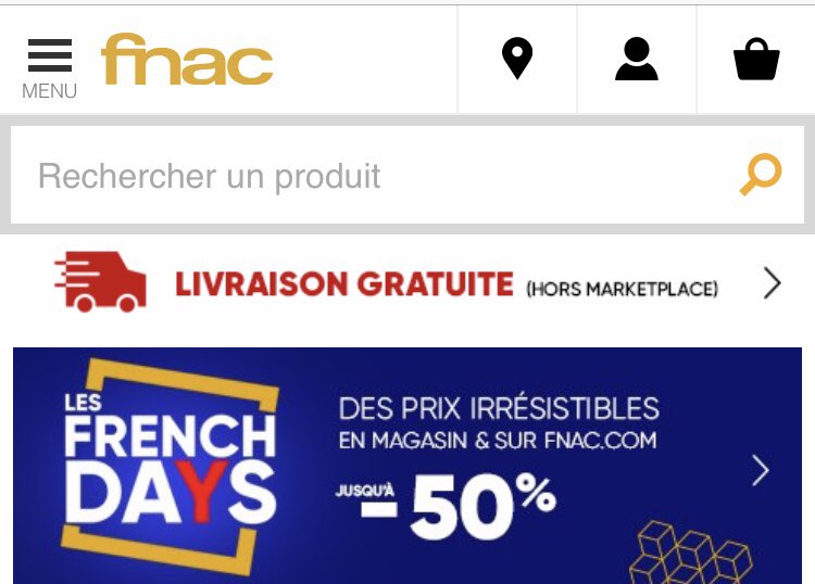 P_Chassigneu's tweet photo. +25% d’augmentation sur les télés !
Merci @Fnac pour ces offres irrésistibles pendant les FrenchDays.. vivement le Black Friday !
#bullshitfrenchdays #ecommerce #darty #fnac #lg #promo https://t.co/da0292gJyu