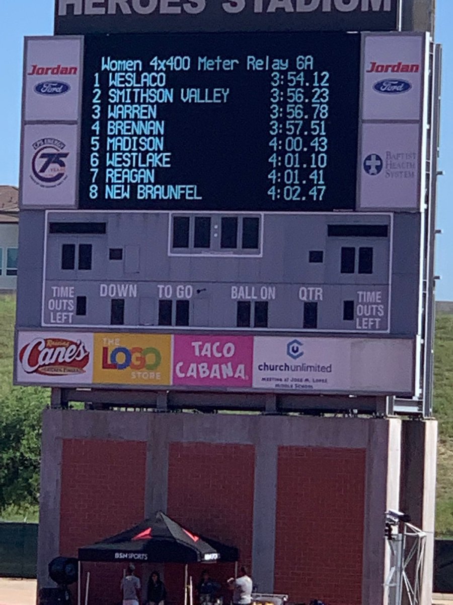 SVABCTrack's tweet photo. CONGRATULATIONS the girls 4x4 team is heading to STATE!!!Way to go girls!!😊💙🏆 https://t.co/XD6SIGPF0Z
