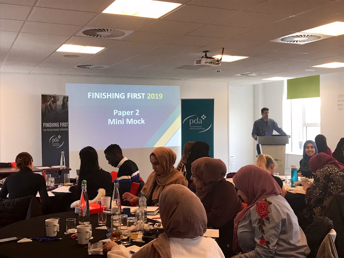 the_pda's tweet photo. It’s now time for the second mock of the day and final mock of Finishing First 2019. Thanks to @diar_fattah and @ProPharmace for leading the mock exams this weekend. #HeadsDown #PreReg #FinishingFirst https://t.co/ZaQimcIK6U