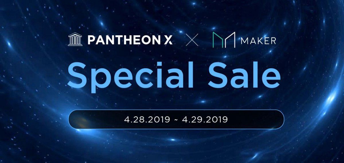 pantheon_x's tweet photo. PANTHEON X’s $XPN Special Sale for Maker Dao's $DAI Holders - https://t.co/0SL5JEZH3R | @MakerDAO https://t.co/q1MhxLXpNw