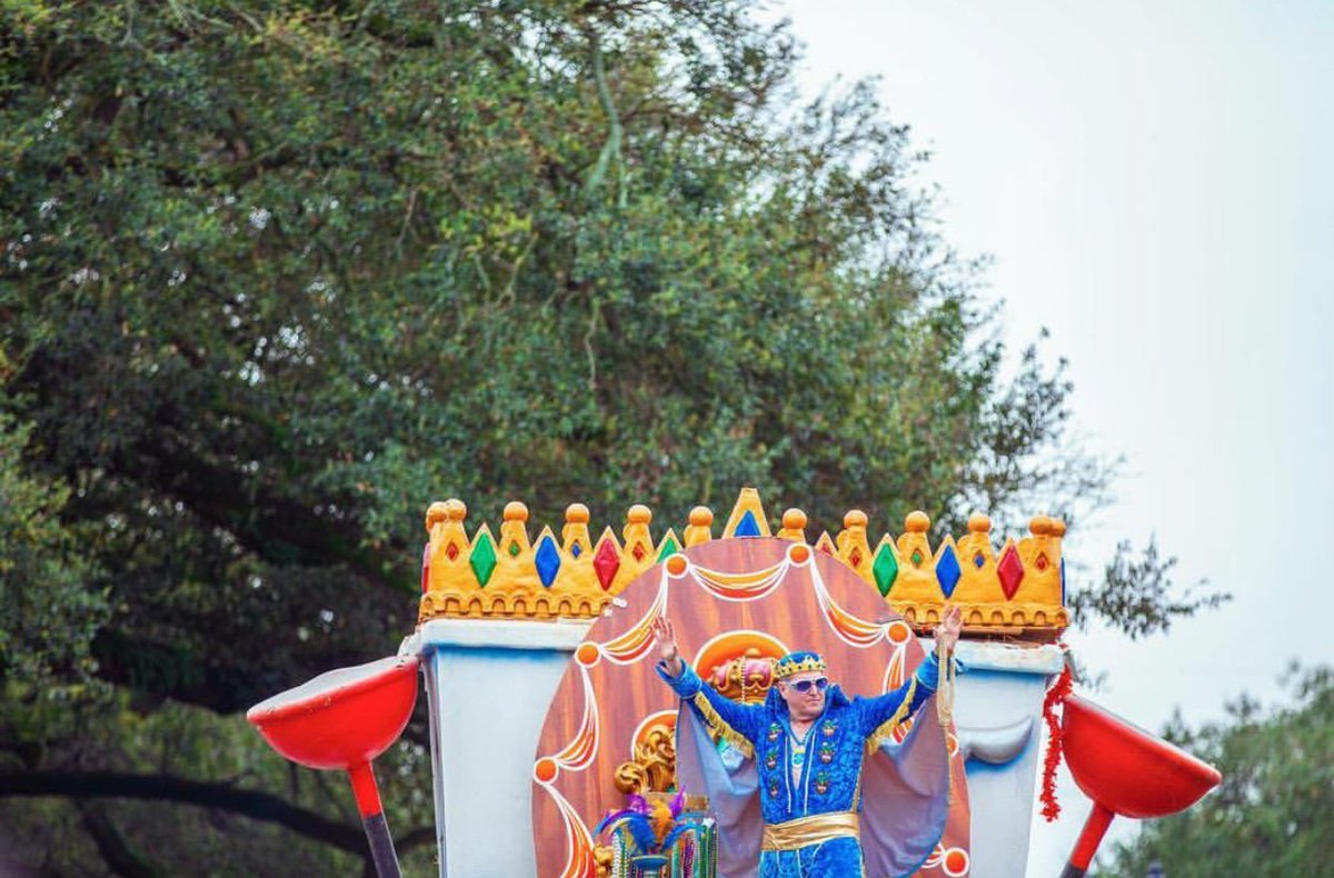 🗣All Hail The King! 🤴🤴🤴
.
.
📸 arrahf 
#ridetheparty #mardigras #carnival #nola #neworleans #parade #party #photography #beauty #grace #TPallovertheplace