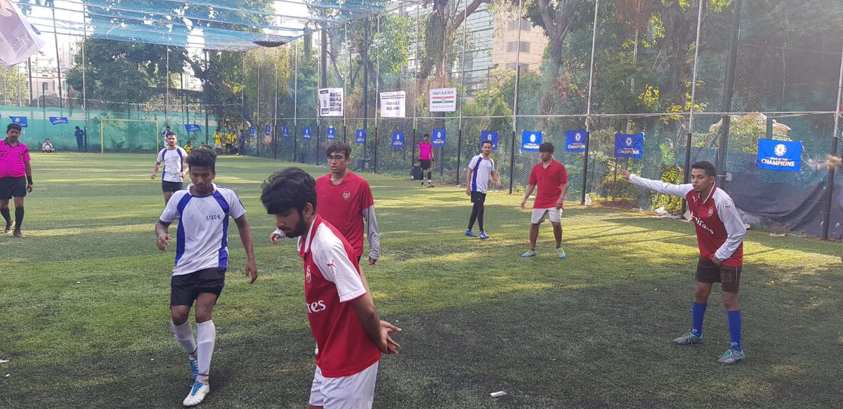 ChelseaIndia's tweet photo. Even 40° couldn't stop our Blue brothers who sweated it out for the elusive Blue Arena Futsal trophy! 🏆
#BlueArena5
@MTVIndia @Vh1_India
Here are a few 📸 from the tournament. https://t.co/HH9CXBTGK4