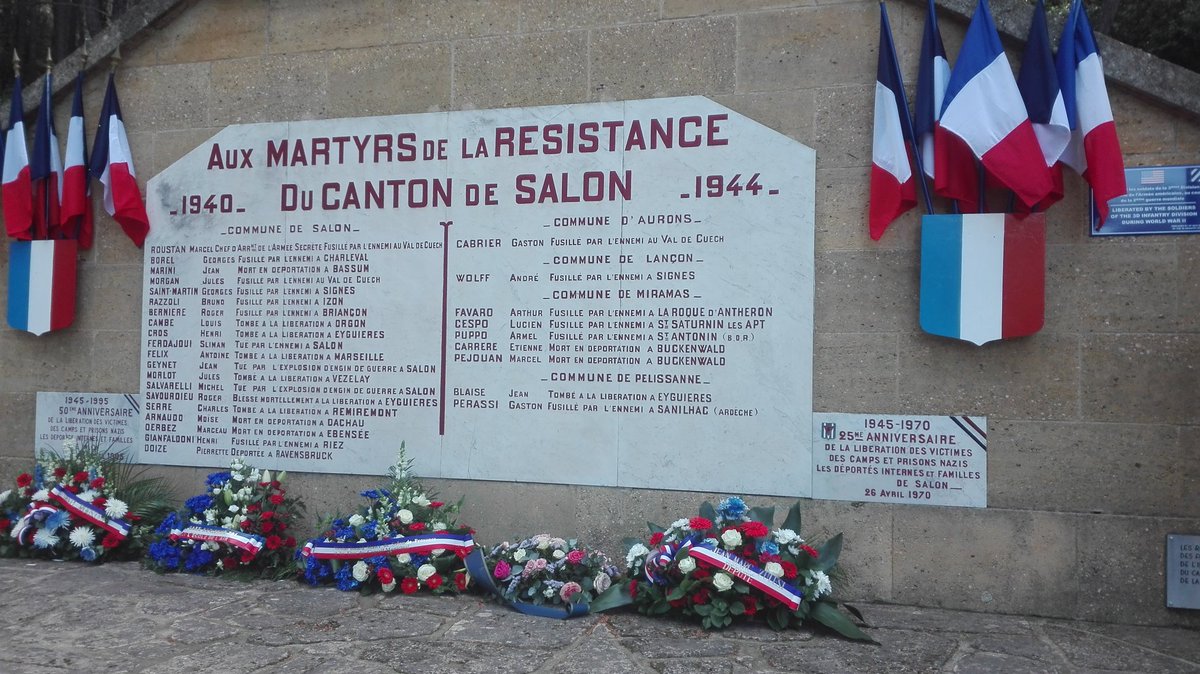 CortesiClaude's tweet photo. Journée Nationale de la Déportation.
Ce matin, au Mémorial du Val de Cuech.
Pour ne jamais oublier. Jamais.
#salondeprovence
#devoirdememoire https://t.co/o2ozmIkMH9