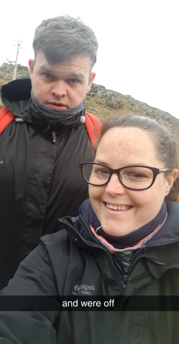BethanCapes's tweet photo. so we have done it you can still sponsor us both @markwaters84 every penny helps #snowdone #charity #nackered https://t.co/jpt97ylKFr