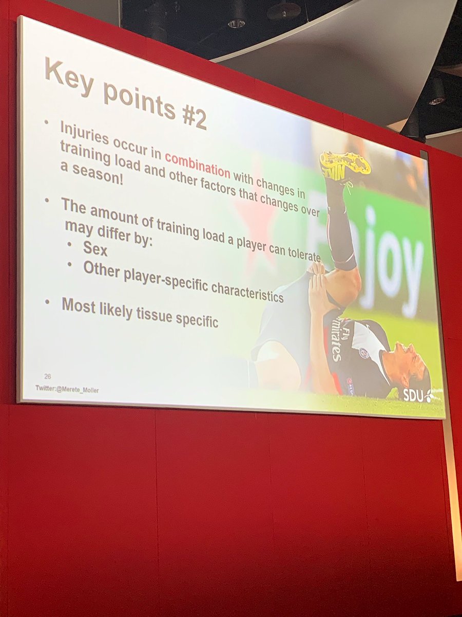 BJSMPlus's tweet image. Another powerful #keyslide

Load may not be the holy grail in isolation (sorry...) when it comes to injuries

👏🏼 @Merete_Moller #FFMED