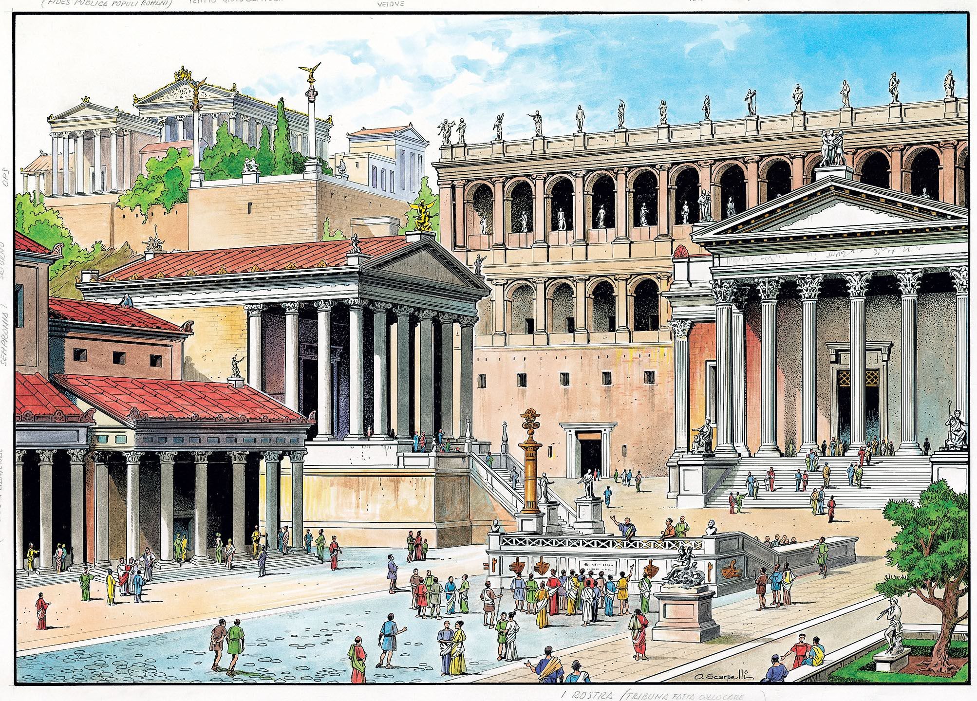 Archaeology Art On Twitter Reconstruction Sketch Of Romanforum Rome Photo Credit O Scarpelli Roman Forum Categories Https T Co J4stp7tvrx Https T Co Fzugrn9v5c