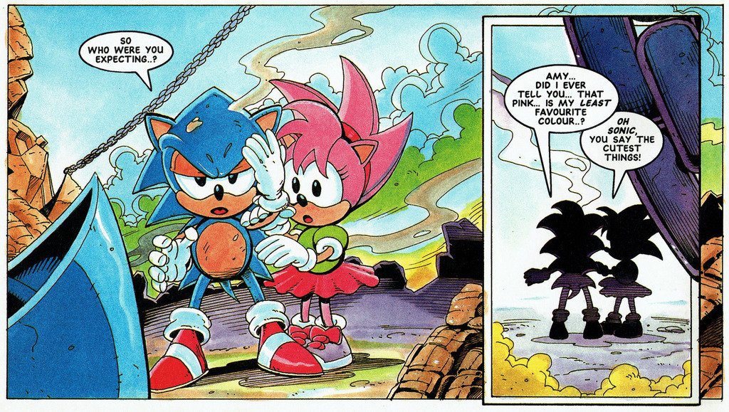 I love how Sonic is such a huge jerk in the Fleetway Comics : r