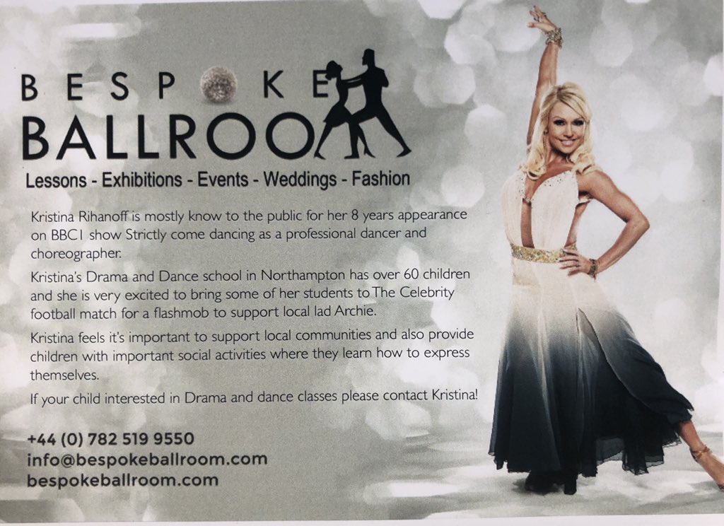 KRihanoff's tweet image. MASSIVE WELL DONE to all of my gorgeous kids who danced today at the celebrity football match @ntfc For most of them it was their first ever public performance and they all absolutely rocked it!  #northampton #charity #dance #performance