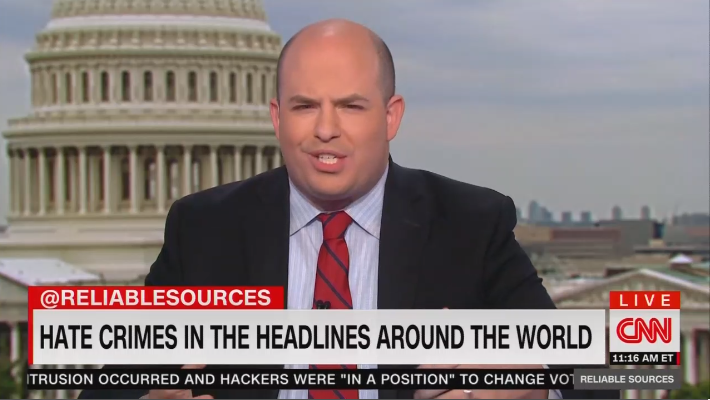 newsbusters's tweet photo. #LiesFirst: @CNN's @brianstelter claims the synagogue shooter was inspired by a 'right-wing' message board https://t.co/IXwJCpJQCr https://t.co/0jBPRPHYNh