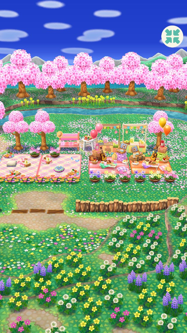 ポケ森お花見 ポケ森お花見