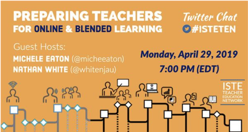 spoyo's tweet photo. Join us Monday at 7pm EST for a chat on OL and Blended Learning with superstars from #ISTETEN #ISTEOLN @ryan_murphy001 @MrmProfessional @JenniferSaloio @samanthag0021 @mjosephson10 https://t.co/KaPwtTuBAw