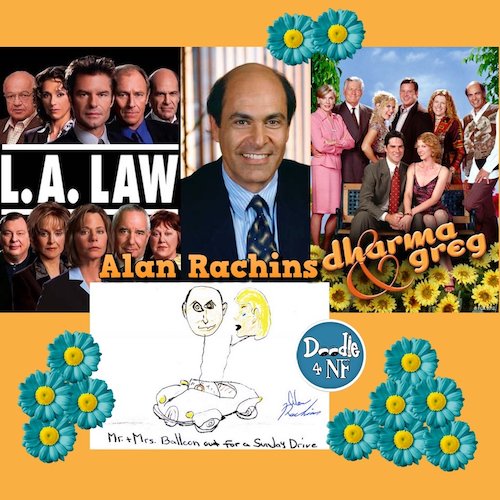 Doodle4NF's tweet image. Back to the 80s-90s: An adorable 'Mr. &amp;amp; Mrs. Balloon Out For A Sunday Drive' doodle by fab #AlanRachins who played Douglas Brackman in #L.A.Law (#GoldenGlobe &amp;amp; #Emmy noms) &amp;amp; Larry Finkelstein (Dharma's hippie father) on #Dharma&amp;amp;Greg - Bid at tinyurl.com/y6mtpkpz - @nfnetwork