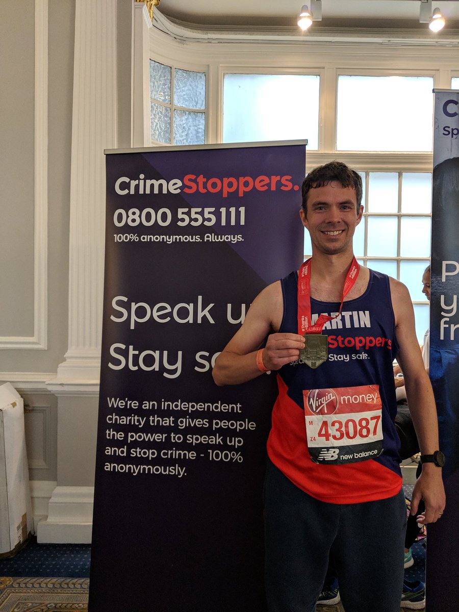 CrimestoppersUK's tweet image. The runners return! Some of our awesome #TeamCS runners have made it back to a hero&apos;s welcome at the runners&apos; reception 😀🏅 #LondonMarathon