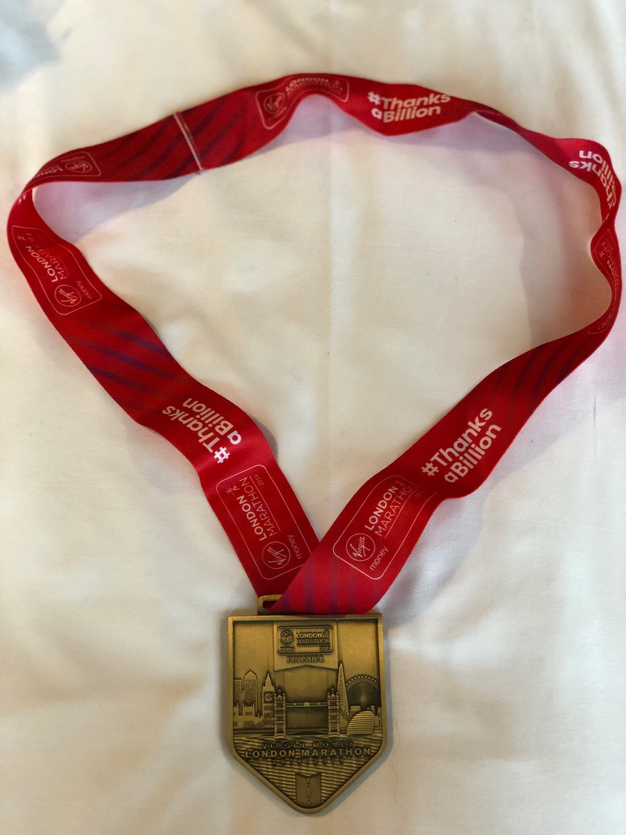 New PB by ~11 minutes at the London Marathon! (3:08:55), despite 2 pit stops. Otherwise, a completely AMAZING experience! Top-notch organization, incredible spectators, and views of beautiful London!Thanks so much ⁦<a href="/sensecharity/">Sense</a>⁩ ⁦<a href="/SenseEvent/">Sense Event&Creative</a> ⁦⁦and #teambrink