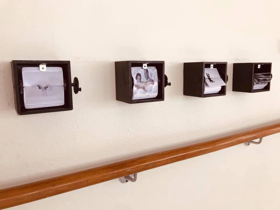 The New Wing, Sacred Heart Hospital Art Project. Flip box art can be found in Castlebar hospital this is a great idea