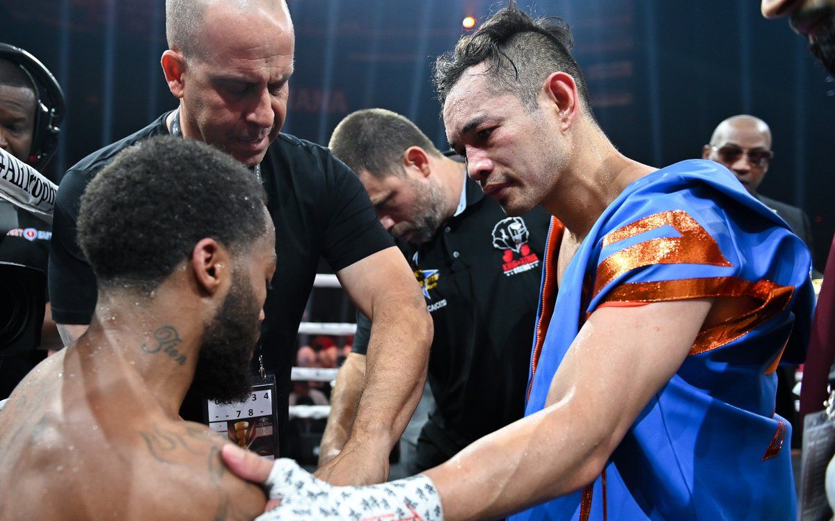 badlefthook's tweet photo. Boxing Weekend Takeaways: Estrada makes P4P case, Dubois moves forward, Fight of the Year, KO of the Year #RomanDoheny #PrograisRelikh #DonaireYoung #WBSS #RungvisaiEstrada2 #DuboisLartey https://t.co/e4z7p356hF https://t.co/LitYv5tpaW