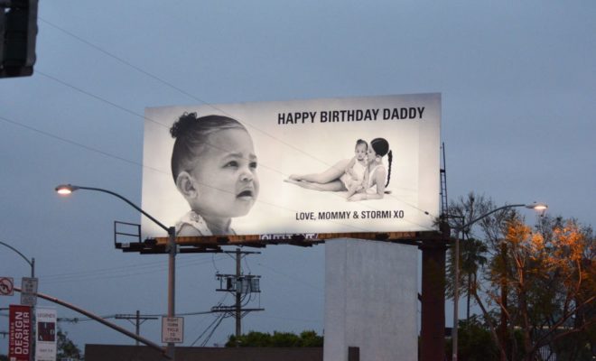 Kylie Jenner Wished Travis Scott a Happy Birthday With This Giant Billboard in Los Angeles  