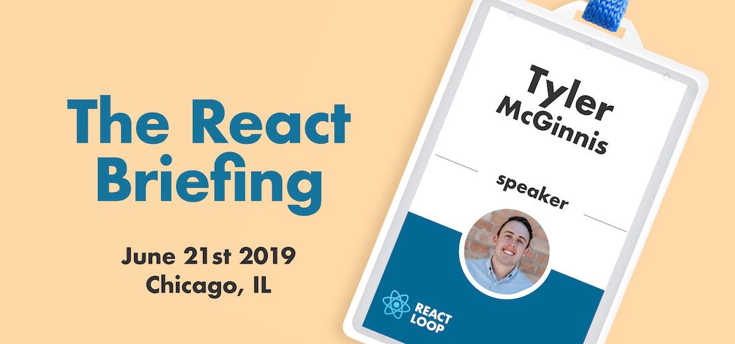 ReactLoop's tweet image. Keeping up with React&apos;s CHANGELOG? @tylermcginnis will fill you in on anything you might&apos;ve missed at #ReactLoop