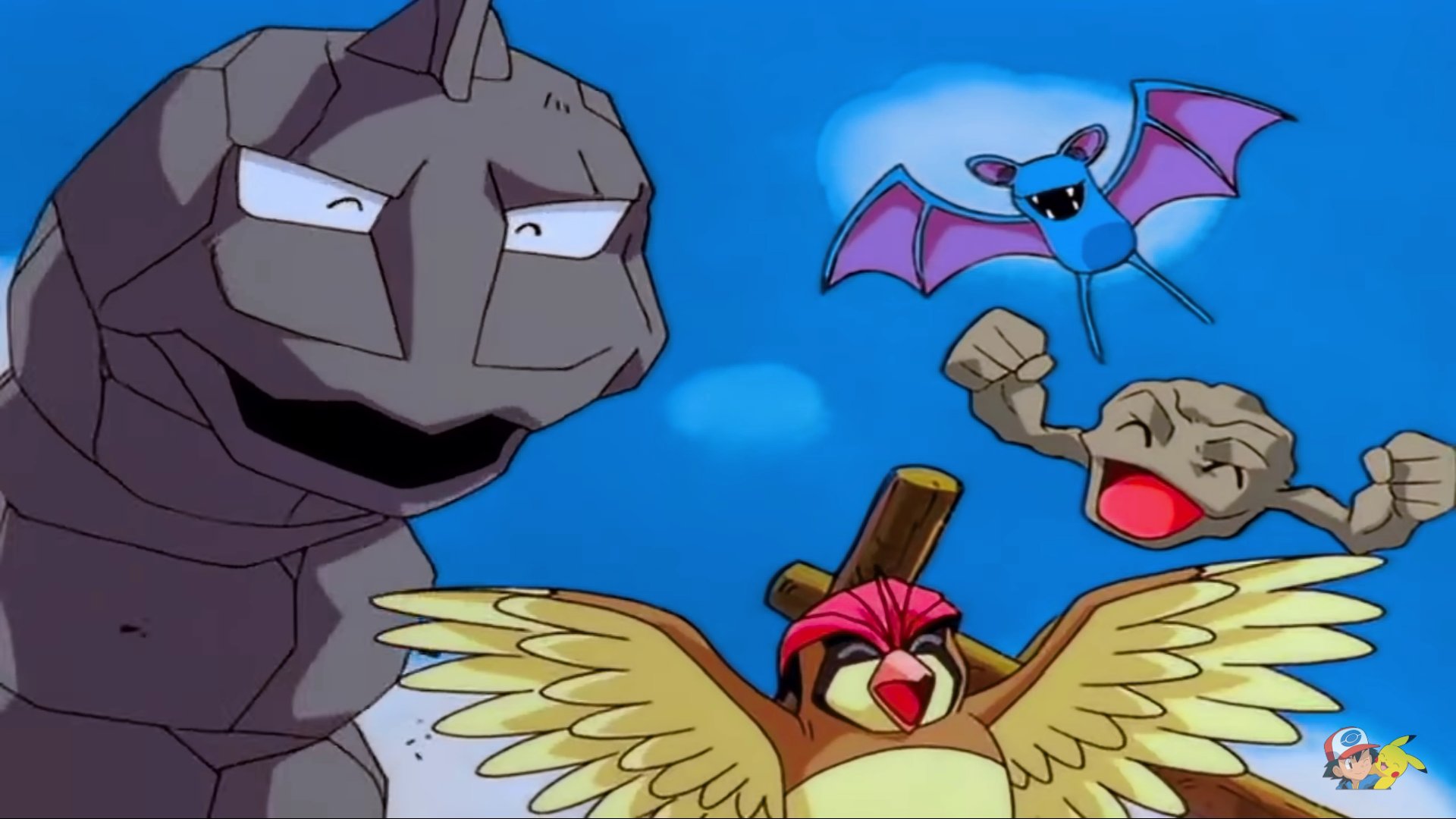 セ ン ト タケシくんのポケモンがイワークとイシツブテなのはゲームそのままだけど アニメだとロコンとズバットもいるのがいい ポケモンになつかれてる感あってすごくいい Twitter