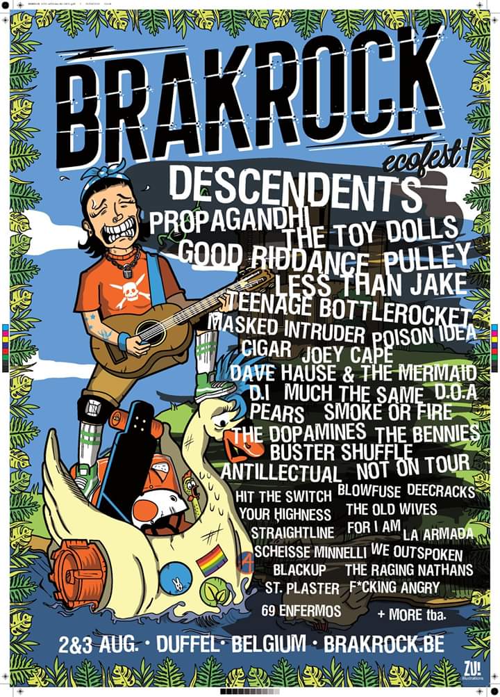 We're playing <a href="/BrakrockEcofest/">Brakrock</a>  in Belgium. See you there