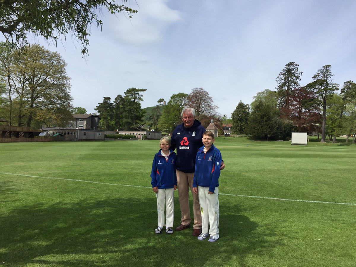 MPS_Sport's tweet image. Former Chairman of England Selectors and @Gloscricket @OMCC_Cricket David Graveney watching his old school @MPS_Sport play @hantscricket #Greatperformance