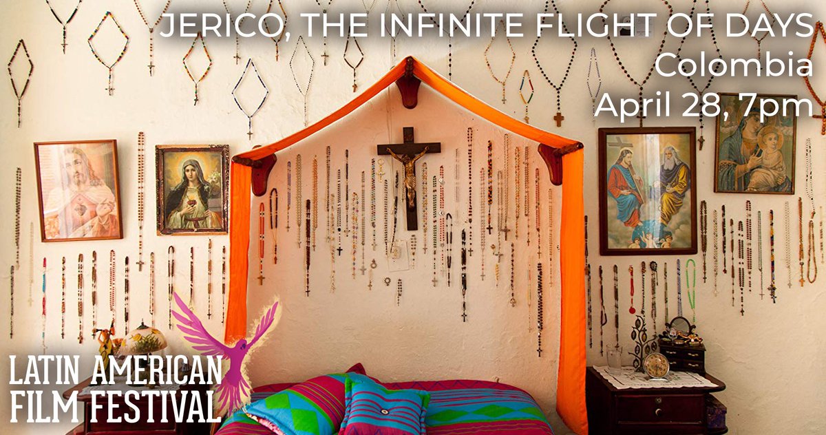 Canadian_Film's tweet photo. Today at 4pm in the @OttawaArtG, "Rosa Chumbe", the story of a struggling police officer in need of a miracle to get by. At 7pm, a slight shift in tone with "Jerico, the Infinite Flight of Days", the uplifting tale of a mystical village found deep in the Colombian Andes. #LAFF19 https://t.co/FthdE5ShYK