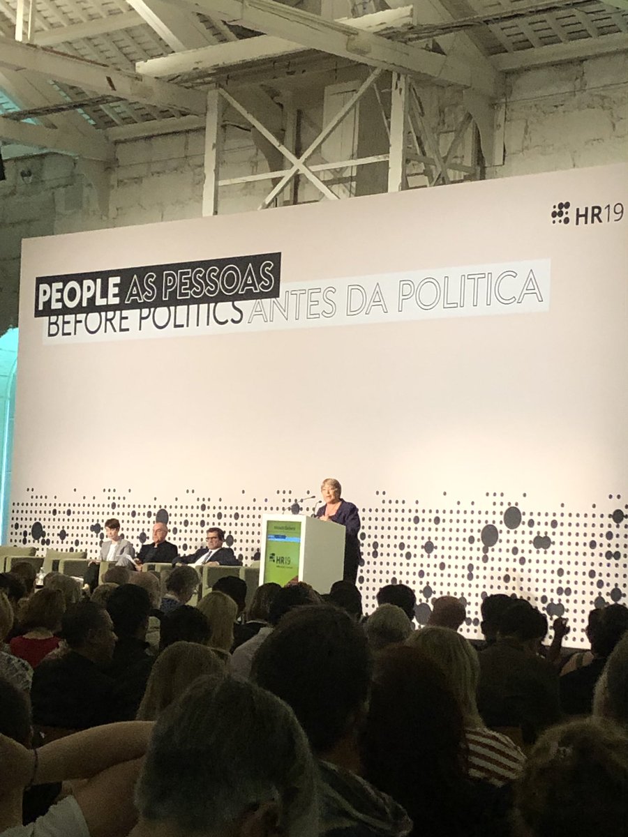 “People DO NOT lose their human rights if they use drugs” Michelle Bachelet, United Nations High Commissioner for Human Rights #HR19
