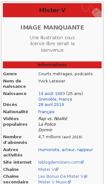 WeirdGender's tweet photo. Le #RIPMisterV  c'est un gros fake.
Image réel à gauche, image fausse à droite https://t.co/2hLs8mC5nK