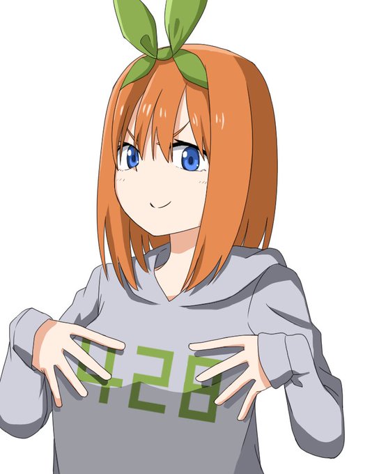 ヤクタシさんがTwitterに投稿した中野四葉(五等分の花嫁)のイラスト。