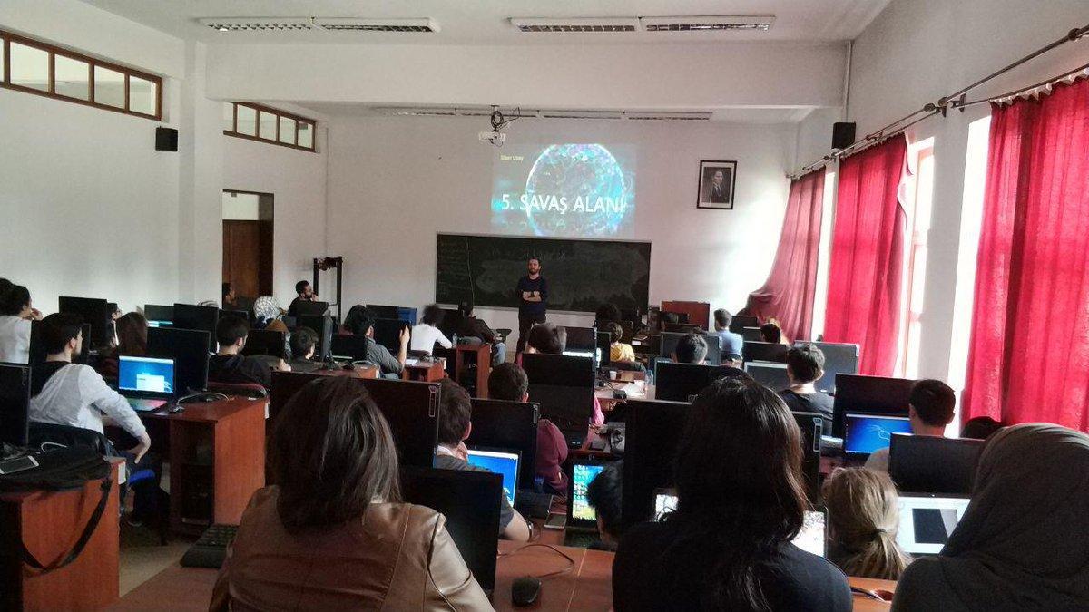 Kütahya Dumlupınar Üniversitesinin ev sahipliği yaptığı 27-28 Nisan 2019 tarihleri arasında <a href="/dpuyzt/">DPU Yapay Zeka Topluluğu</a> tarafından düzenlenen DPU CYBER CAMP başarı ile tamamlanmıştır.Bu etkinlikte bize eşlik eden <a href="/bgasecurity/">BGA Cyber Security</a> , Sn. <a href="/belleveben/">samet</a> Sn. <a href="/uygarkoroglu/">Uygar KÖROĞLU</a> katılımları için çok teşekkür ederiz.