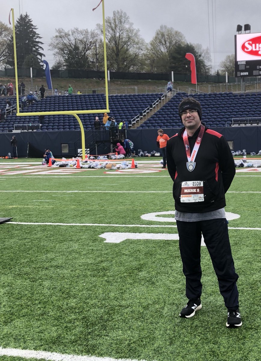Ohio_Scheffler's tweet photo. Wet, cold, and wonderful race at @HOFMarathon today, grateful to finish the half in honor of my grandfather to benefit Timken Family Cancer Ctr https://t.co/ulxZnp0Rrm